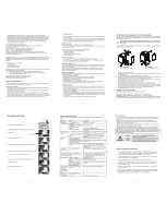 Preview for 2 page of EURO E115FW Instruction Manual