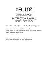 Предварительный просмотр 1 страницы EURO E30CMGSX Instruction Manual