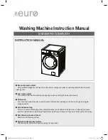 EURO E85KFLWH Instruction Manual preview