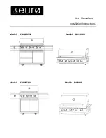 EURO EA120BIS User Manual And Installation Instructions предпросмотр