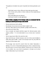 Preview for 3 page of EURO EA60WFSX User Manual