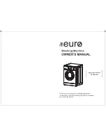 Предварительный просмотр 1 страницы EURO EFL6KWH Owner'S Manual