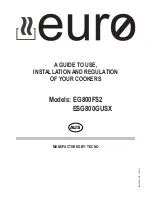 EURO EG800FS2 Manual To Installation предпросмотр