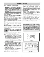 Preview for 8 page of EURO EGZ90FCTSX Use & Installation Manual