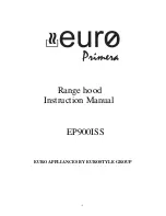 EURO EP900ISS Instruction Manual preview