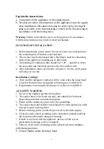 Preview for 5 page of EURO EP900UMS Use And Care Manual