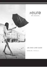 EURO ERH900SLX Use And Care Manual preview