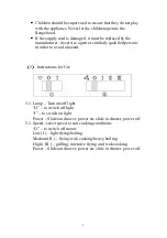 Предварительный просмотр 9 страницы EURO ERH900SLX Use And Care Manual