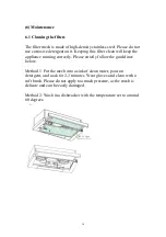 Предварительный просмотр 10 страницы EURO ERH900SLX Use And Care Manual