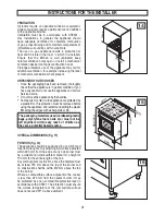 Предварительный просмотр 21 страницы EURO ESD600EUSX A Manual To Use, Installation And Regulation