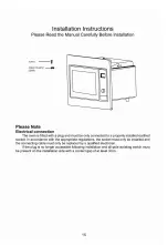 Preview for 15 page of EURO Grande E28MTKSS Instruction Manual