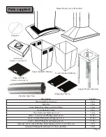 Предварительный просмотр 6 страницы EURO Spagna Vetro 168 Series Installation Manual And User'S Manual