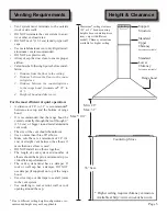 Предварительный просмотр 7 страницы EURO Spagna Vetro 168 Series Installation Manual And User'S Manual