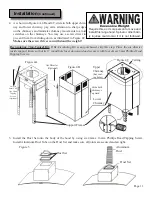 Предварительный просмотр 13 страницы EURO Spagna Vetro 168 Series Installation Manual And User'S Manual