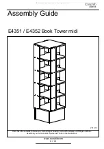 Предварительный просмотр 2 страницы Eurobib Direct Book Tower maxi E4353 Assembly Manual