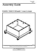 Preview for 10 page of Eurobib Direct E4407 Assembly Manual