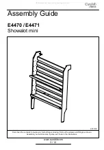 Предварительный просмотр 3 страницы Eurobib Direct Showalot mini E4470 Assembly Instructions Manual