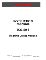 Euroboor ECO.50?T Instruction Manual предпросмотр