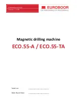 Euroboor ECO.55-A Operator'S Manual предпросмотр