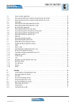 Preview for 5 page of EuroCaravaning VANTourer 2021 Manual