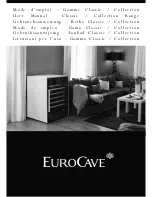 Eurocave Classic Series User Manual preview