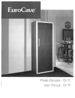 Preview for 1 page of Eurocave D171 User Manual