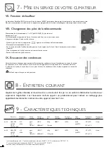 Preview for 22 page of Eurocave INOA 25 Operating Instructions Manual