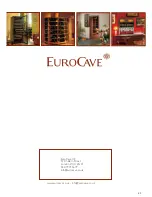 Предварительный просмотр 25 страницы Eurocave INOA25 Operating And Installation Instructions