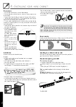 Предварительный просмотр 20 страницы Eurocave Premiere Series User Manual