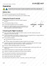 Preview for 13 page of EUROCHEF EUC-IN61S User Manual