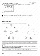 Предварительный просмотр 16 страницы EUROCHEF EUC-OE80S User Manual