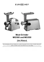 EUROCHEF MG500 User Manual preview