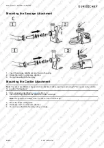 Preview for 9 page of EUROCHEF MG500 User Manual