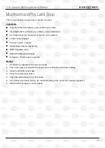 Предварительный просмотр 14 страницы EUROCHEF SOUP-ERC1395 User Manual