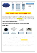 Preview for 1 page of EUROCHILL MediGuard MGPL401 Quick Start Manual