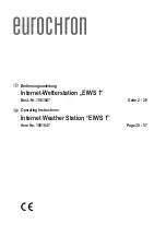 Eurochron 1561847 Operating Instructions Manual предпросмотр