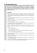 Preview for 6 page of Eurochron 1561847 Operating Instructions Manual