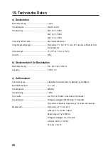 Preview for 28 page of Eurochron 1561847 Operating Instructions Manual