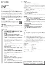 Eurochron EC-4321116 Operating Instructions предпросмотр