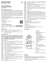 Eurochron EC-MR330 Operating Instructions Manual предпросмотр