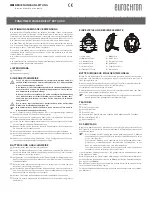 Preview for 1 page of Eurochron EDT 3000 Operating Instructions Manual