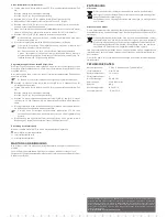 Preview for 2 page of Eurochron EDT 4000 Operating Instructions Manual