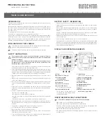 Предварительный просмотр 3 страницы Eurochron EDT 9000 Operating Instructions Manual