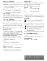 Preview for 2 page of Eurochron EFAU 2400 Operating Instructions Manual