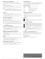 Preview for 4 page of Eurochron EFAU 2400 Operating Instructions Manual