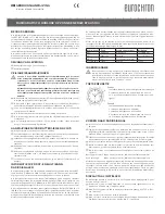 Preview for 7 page of Eurochron EFAUS 103 Operating Instructions Manual