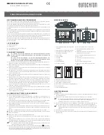 Предварительный просмотр 1 страницы Eurochron EFP 3900 Operating Instructions Manual