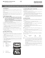 Предварительный просмотр 3 страницы Eurochron EFW 200 T Operating Instructions Manual