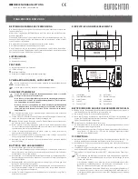 Eurochron EFW 2000 Operating Instructions Manual preview