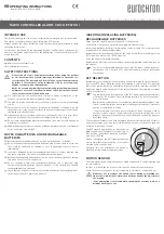 Preview for 3 page of Eurochron EFW 30 i Operating Instructions Manual